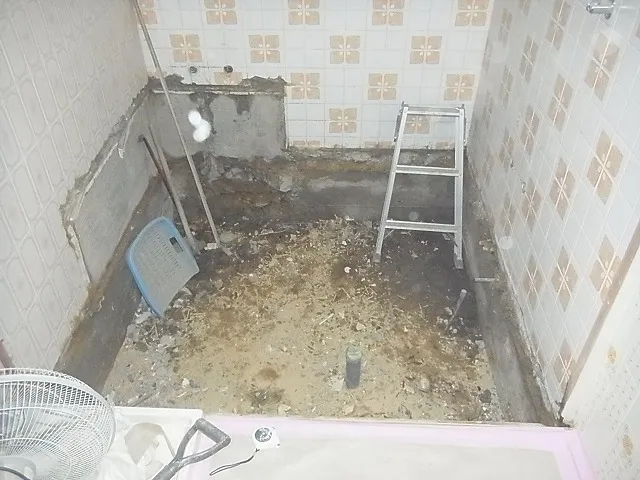 施工途中