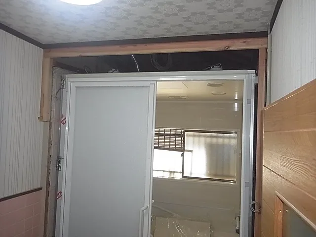 施工途中