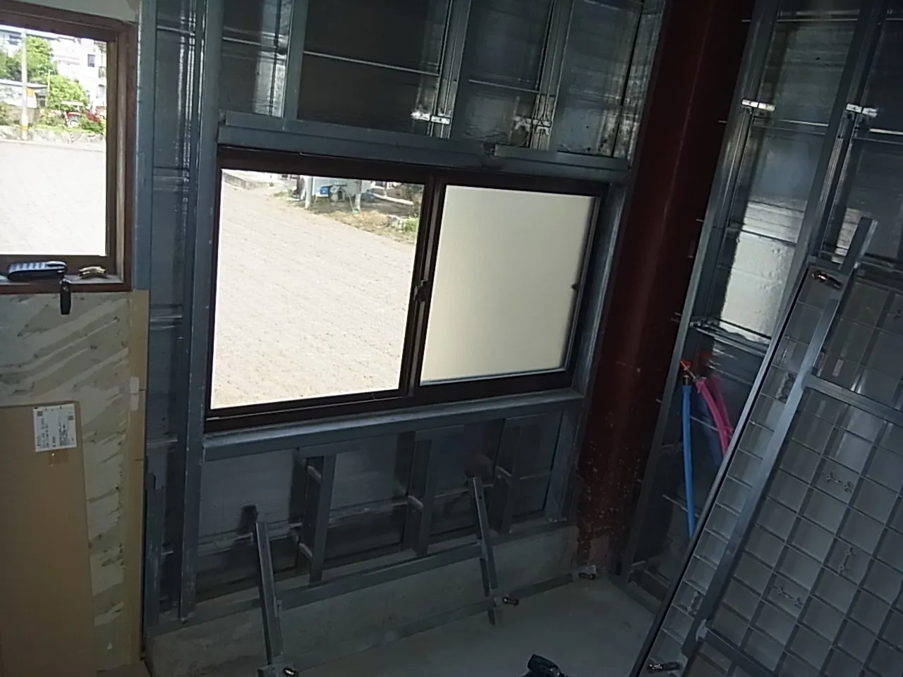 施工途中